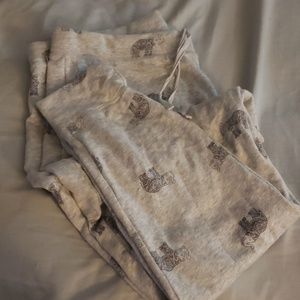 Grey sweatpants